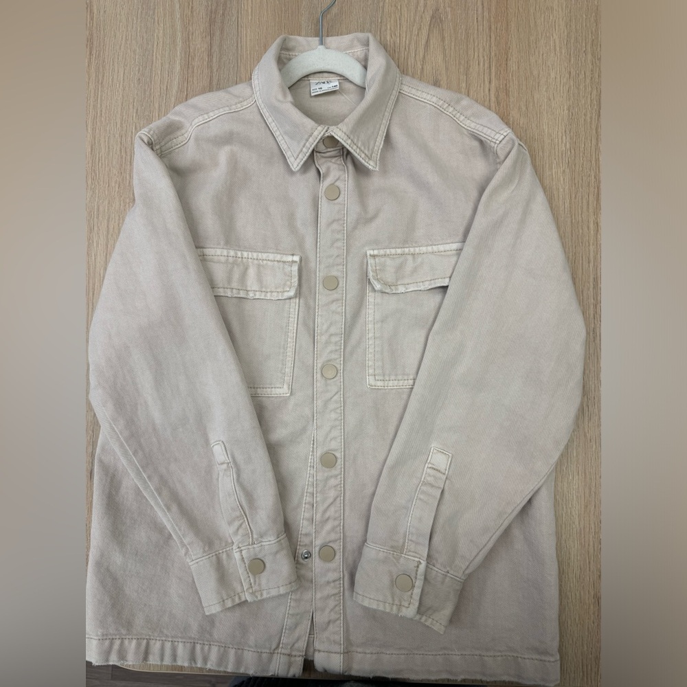 ZARA Boys 100% cotton Button Down Oversizeded Shirt